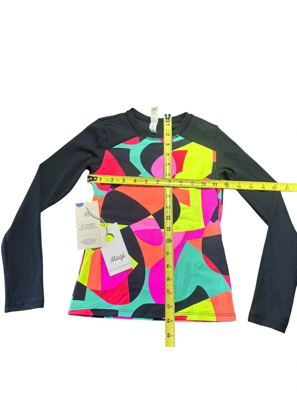 MAAJI girls size 10 long sleeve dry easy rashguard beach cover up swim shirt NWT